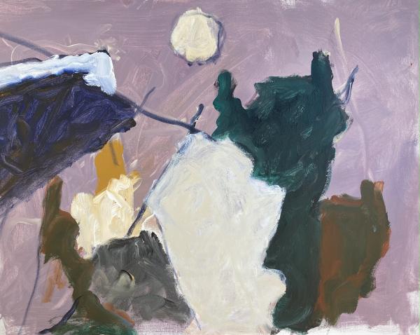 "Abstract #13" Oil on Canvas