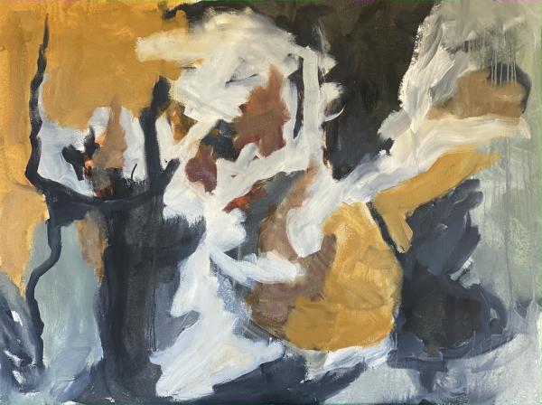 "Abstract #27" Oil on Canvas