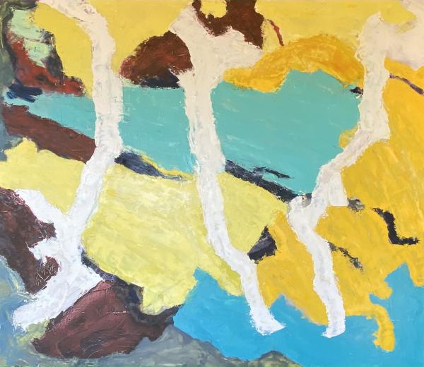 "Abstract #33" Oil on Canvas