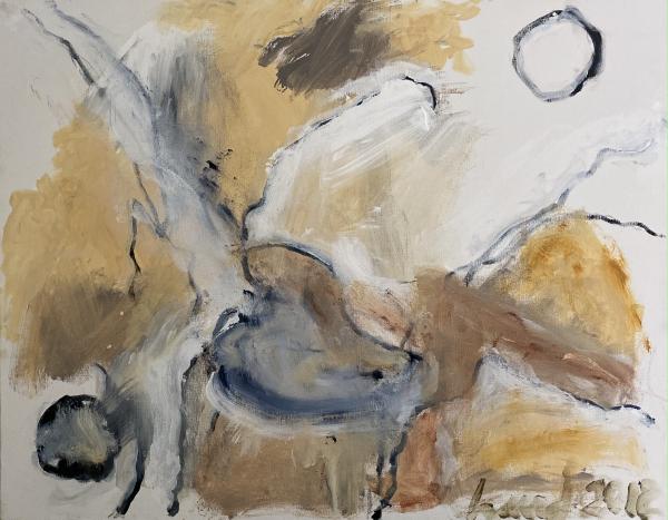 "Abstract #46" Oil on Canvas