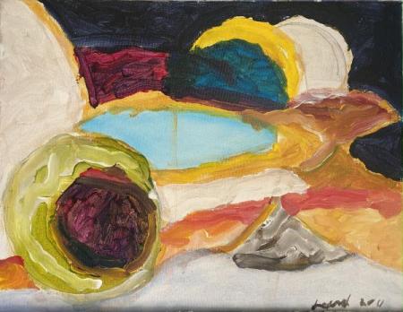 "Abstract #2" Oil on Canvas