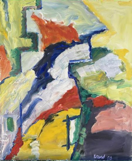 "Abstract #4" Oil on Canvas