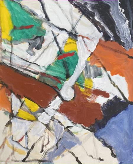 "Abstract #9" Oil on Canvas