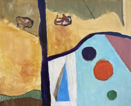 "Abstract #19" Oil on Canvas