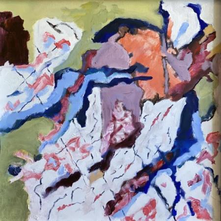 "Abstract #44" Oil on Canvas