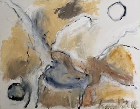 "Abstract #46" Oil on Canvas